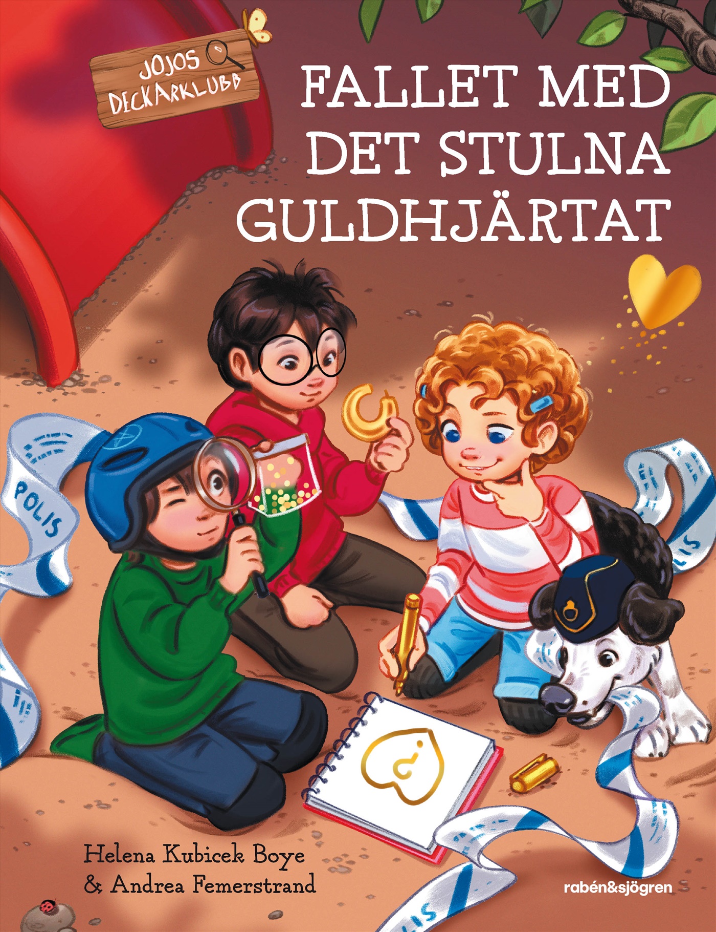 Omslag: Fallet med det stulna guldhjärtat