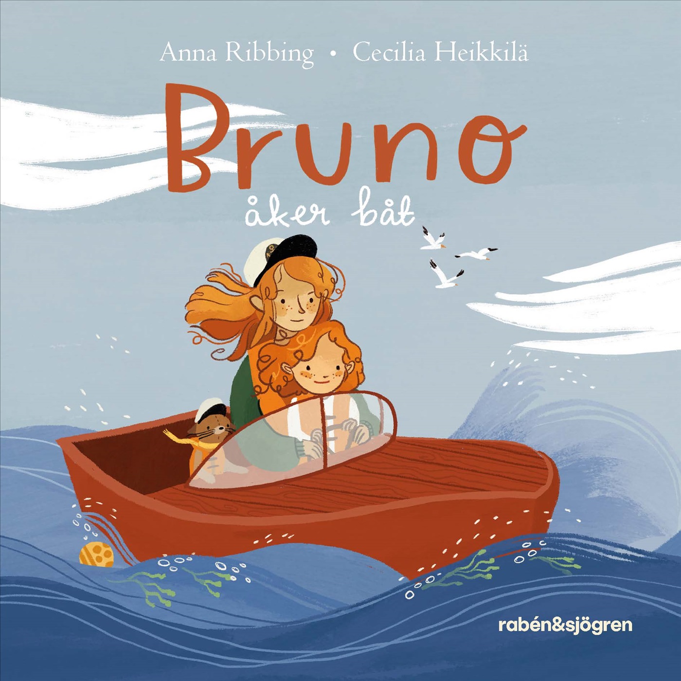 Omslag: Bruno åker båt