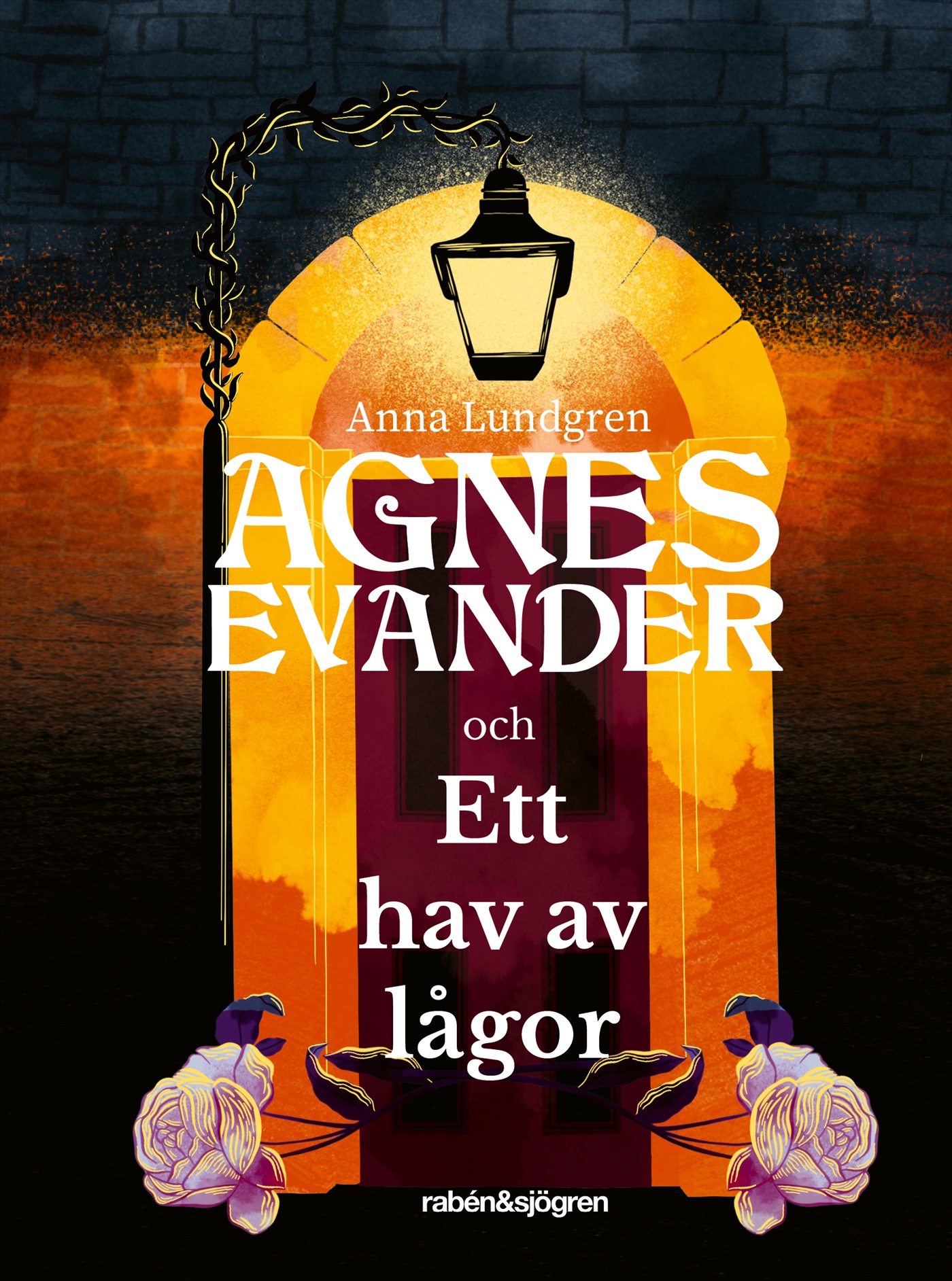 Omslag: Agnes Evander och Ett hav av lågor