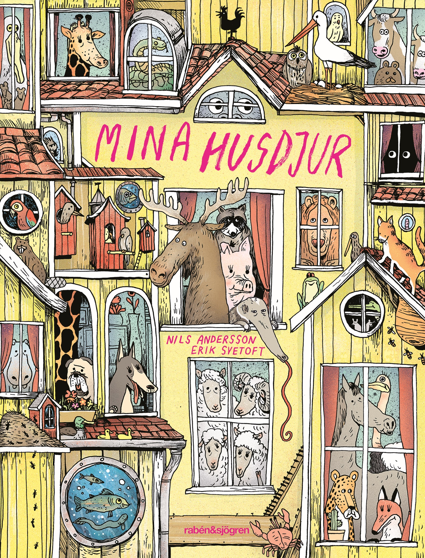 Omslag: Mina husdjur