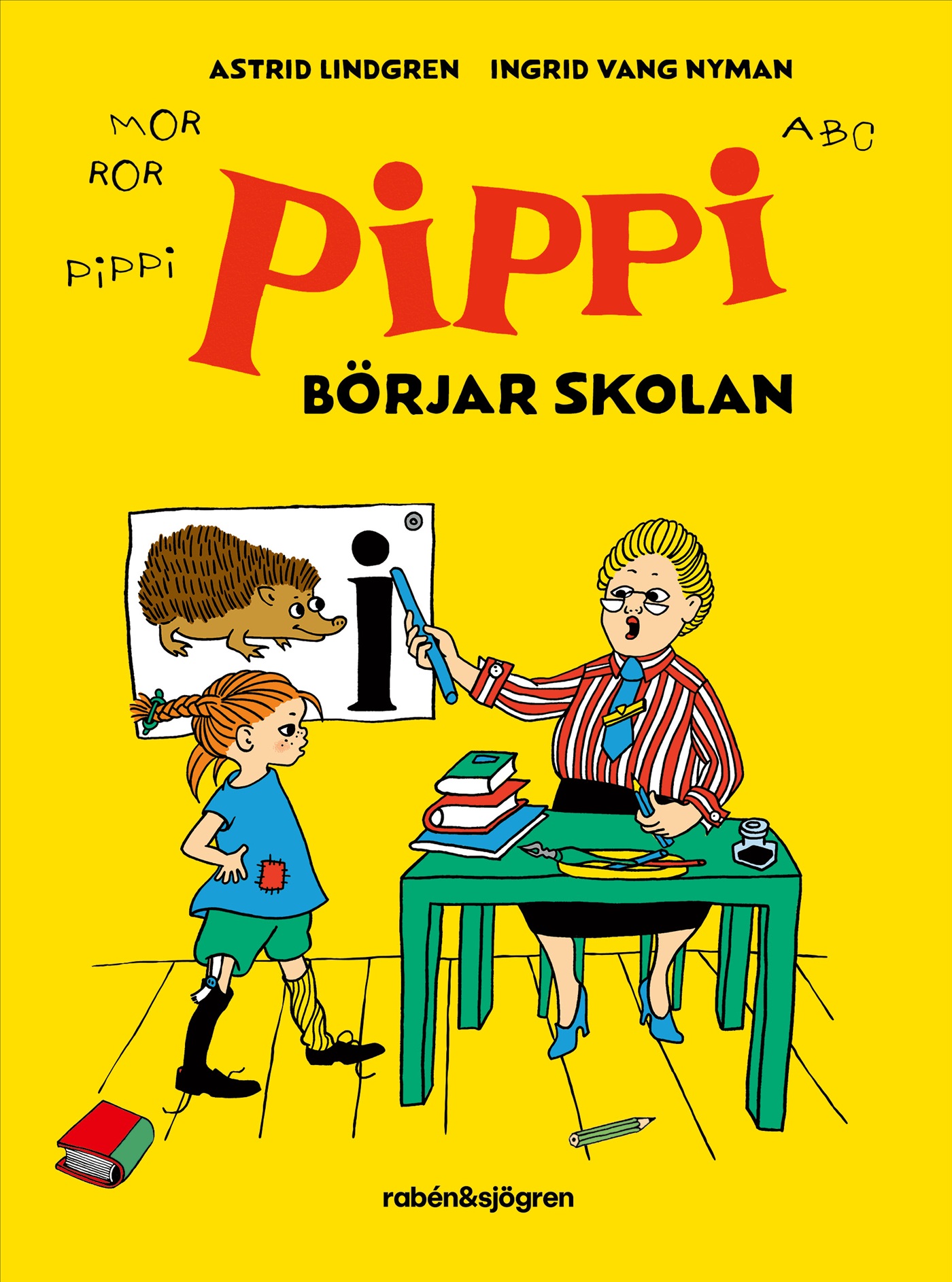 Omslag: Pippi börjar skolan
