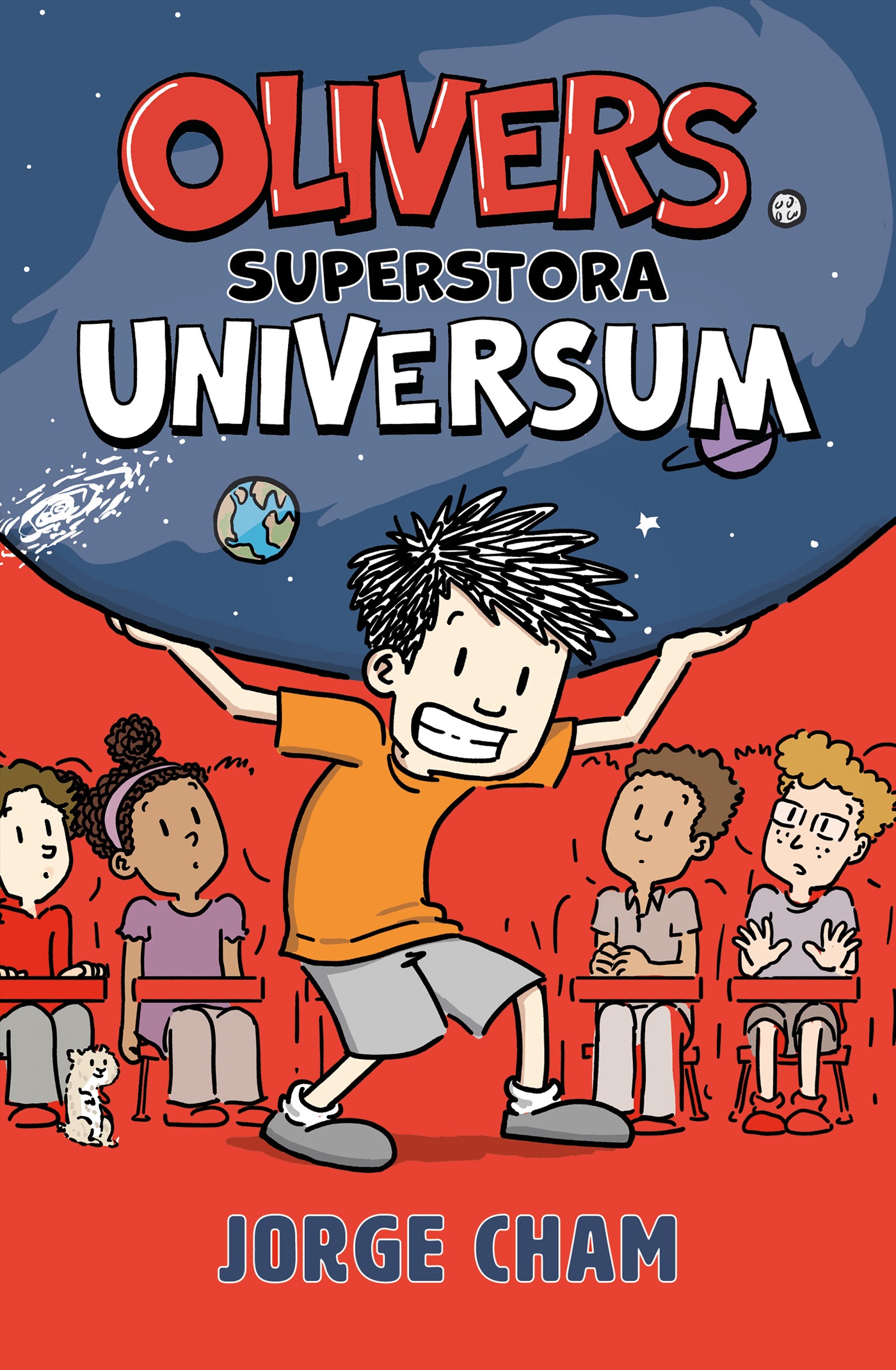 Omslag: Olivers superstora universum