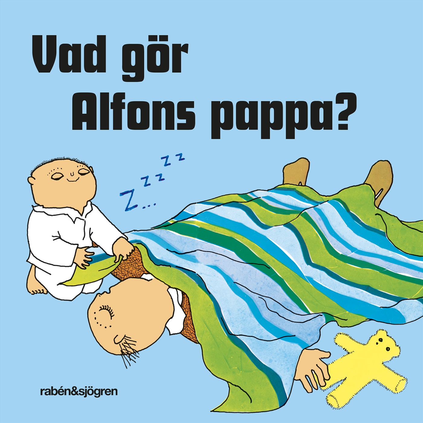 Omslag: Vad gör Alfons pappa?