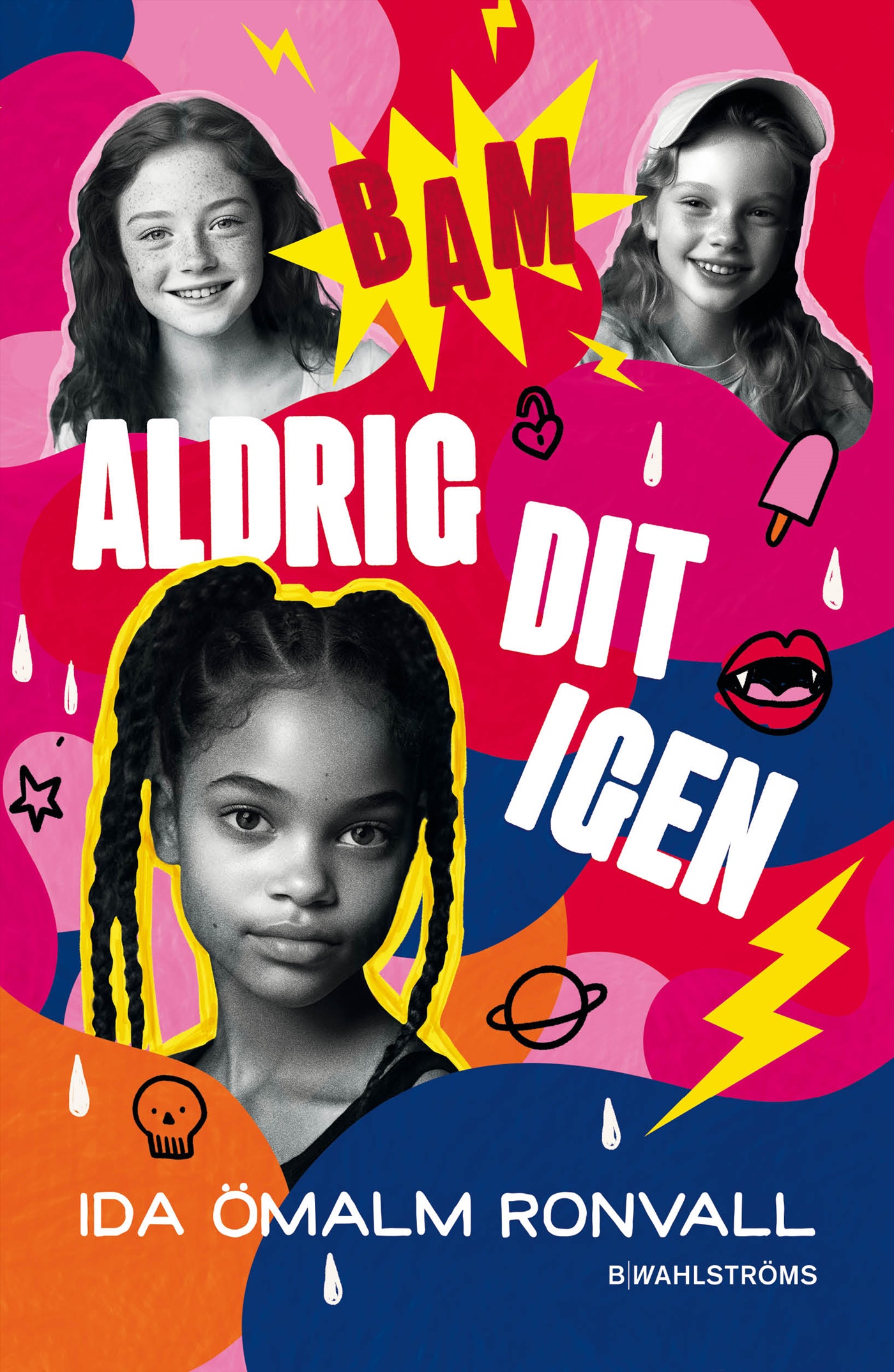 Omslag: Aldrig dit igen