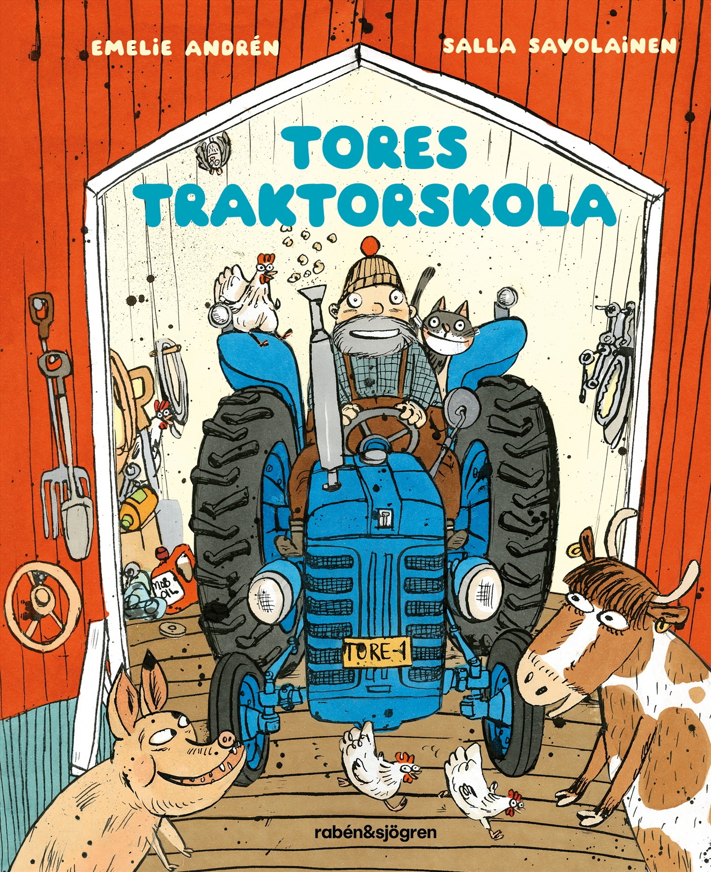 Omslag: Tores traktorskola