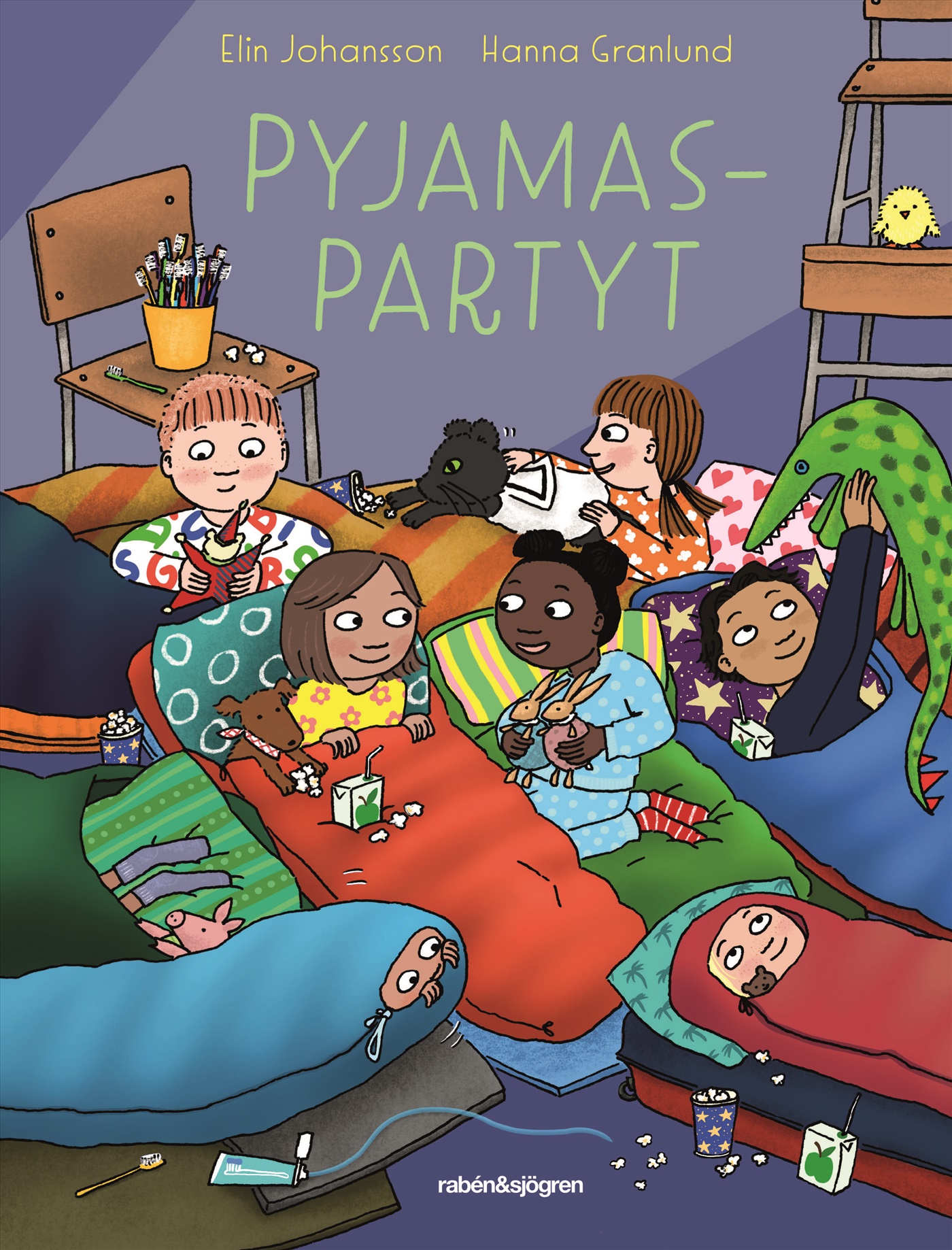 Omslag: Pyjamaspartyt