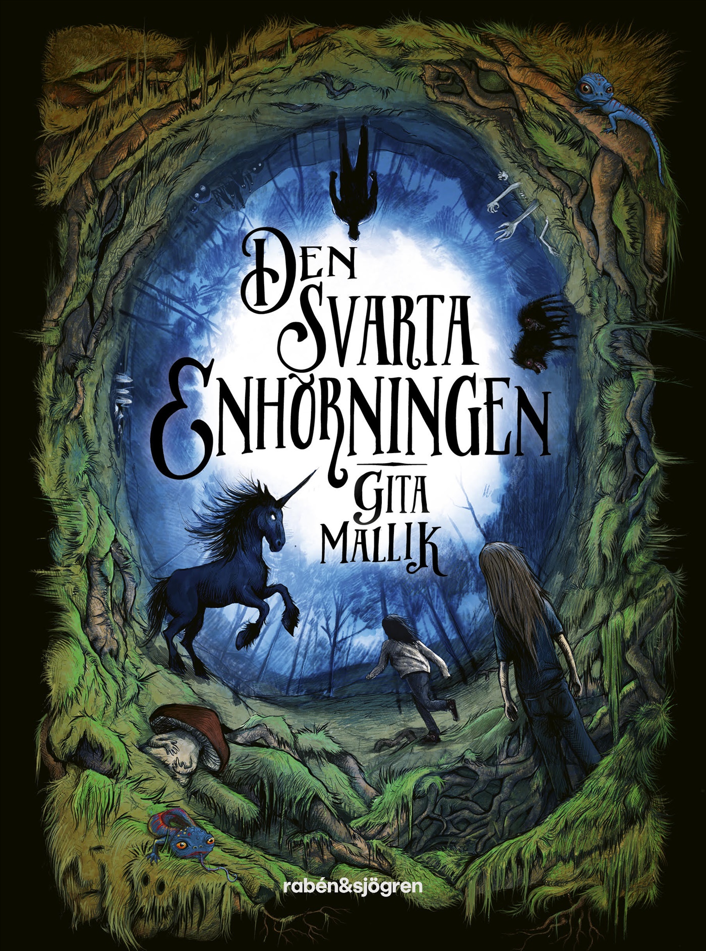 Omslag: Den svarta enhörningen