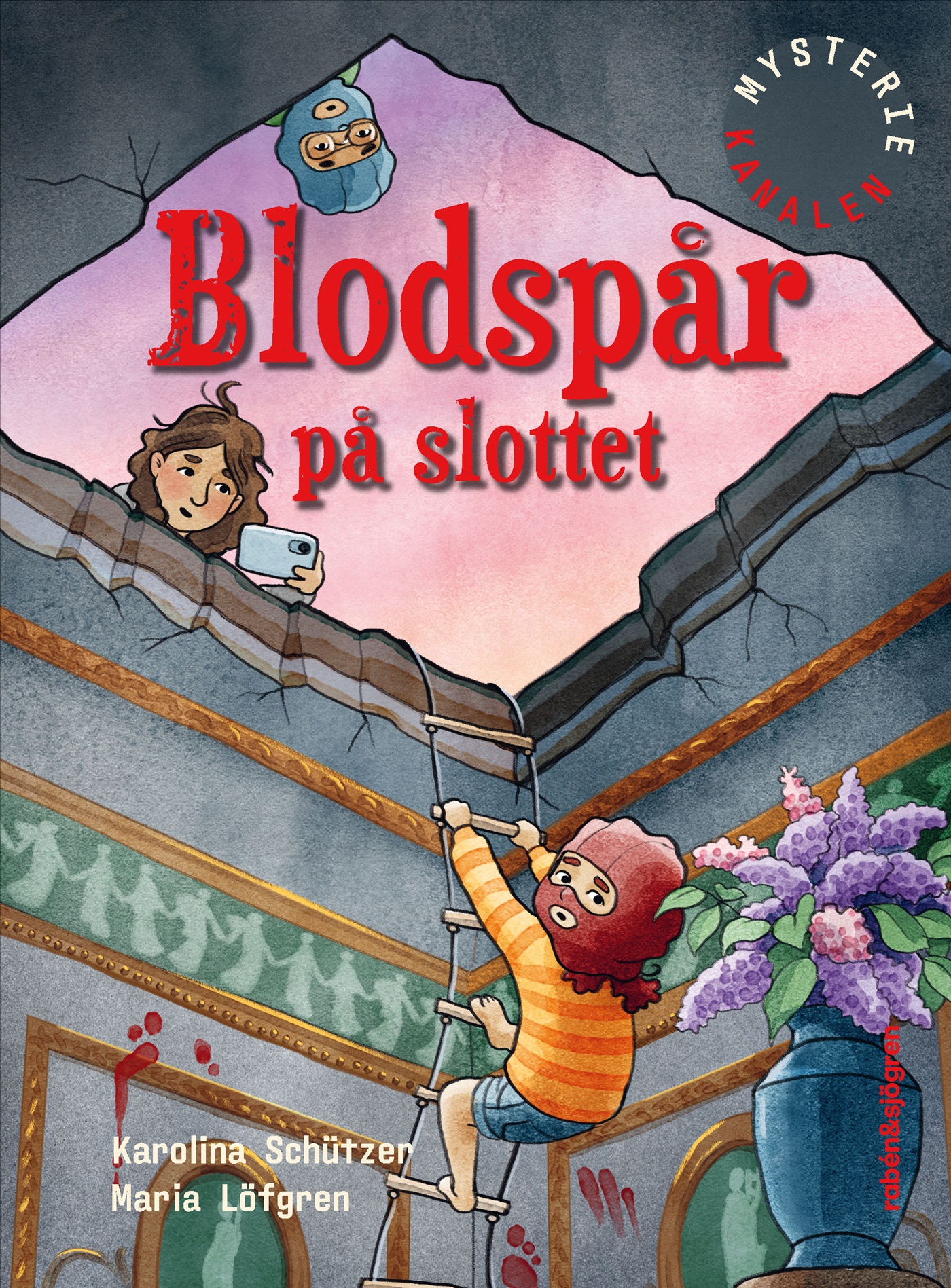 Omslag: Blodspår på slottet