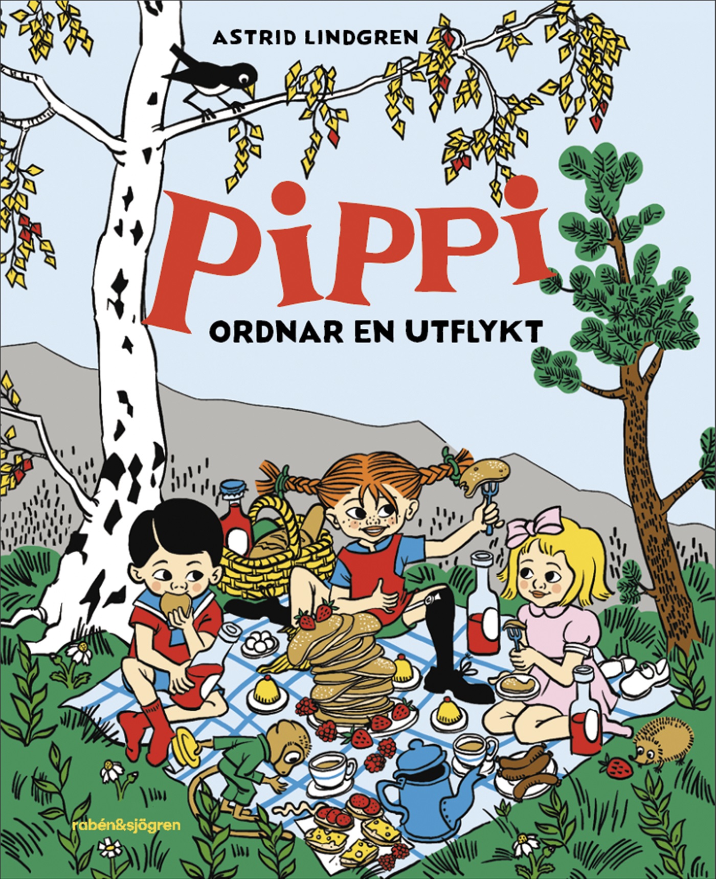 Omslag: Pippi ordnar en utflykt