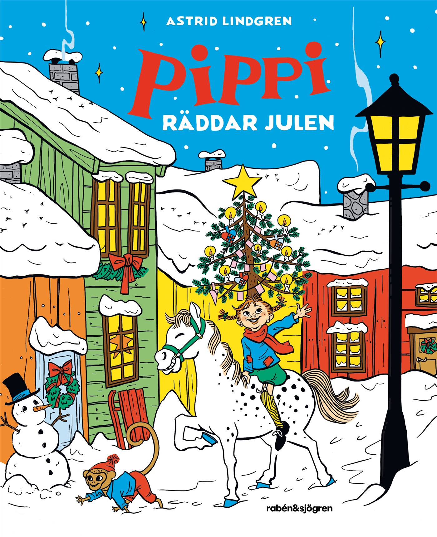 Omslag: Pippi räddar julen