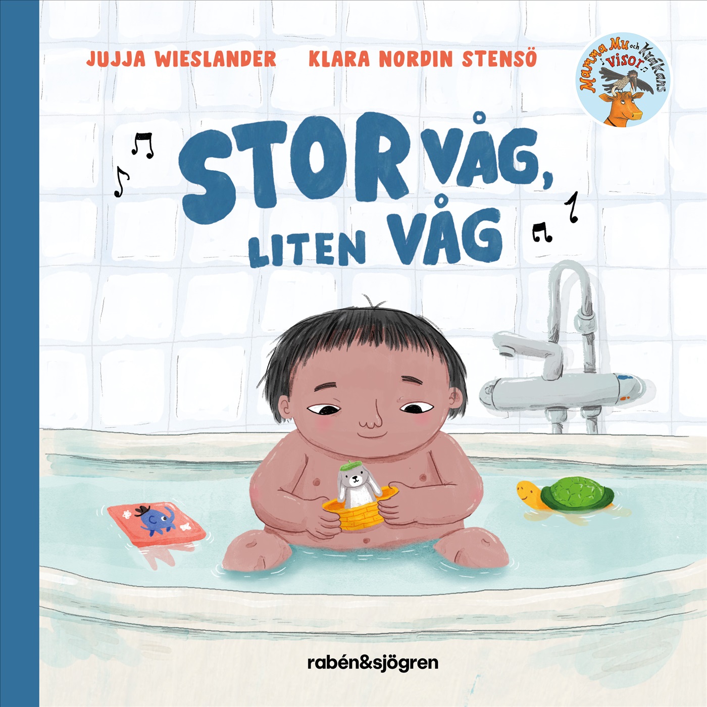 Omslag: Mamma Mu och Kråkans visor: Stor våg, liten våg