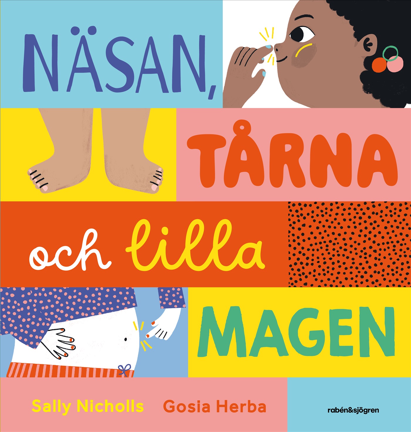 Omslag: Näsan, tårna och lilla magen