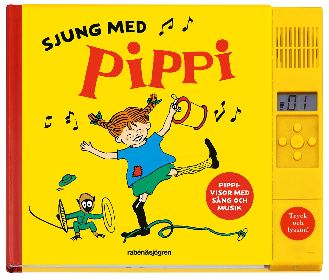 Omslag: Sjung med Pippi (med ljudmodul)