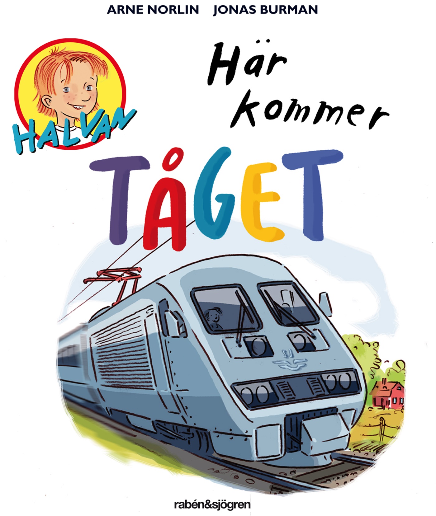 Omslag: Här kommer tåget