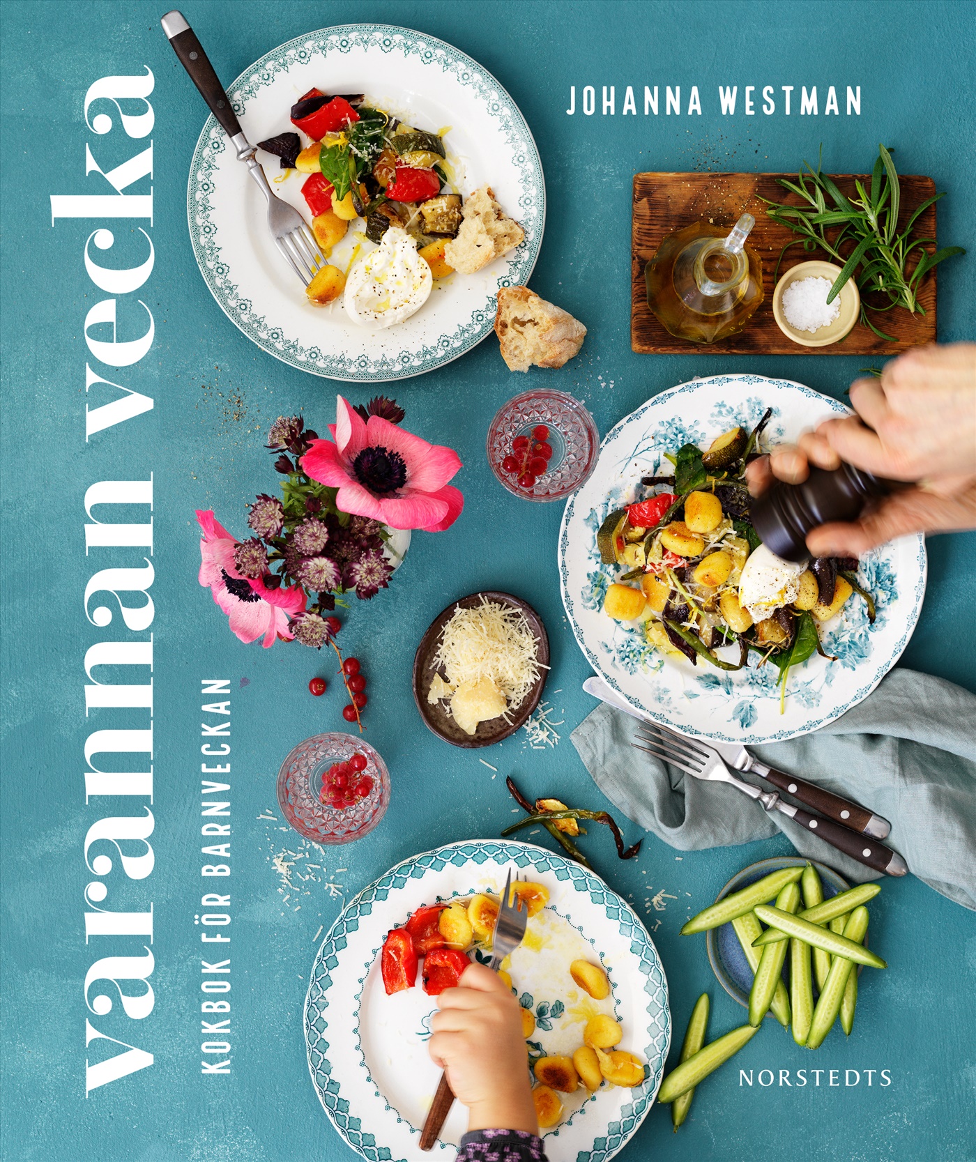 Omslag: Varannan vecka : kokbok för barnveckan / kokbok för egenveckan