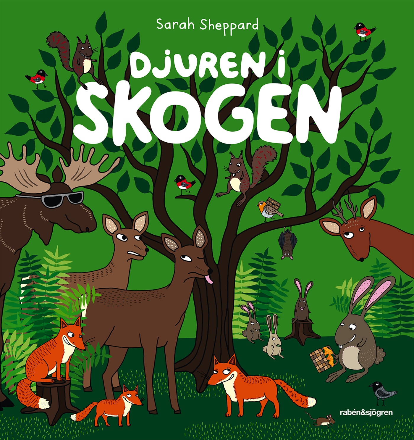 Omslag: Djuren i skogen