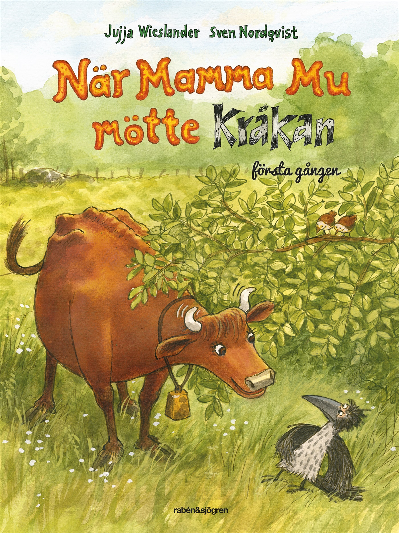 Omslag: När Mamma Mu mötte Kråkan första gången