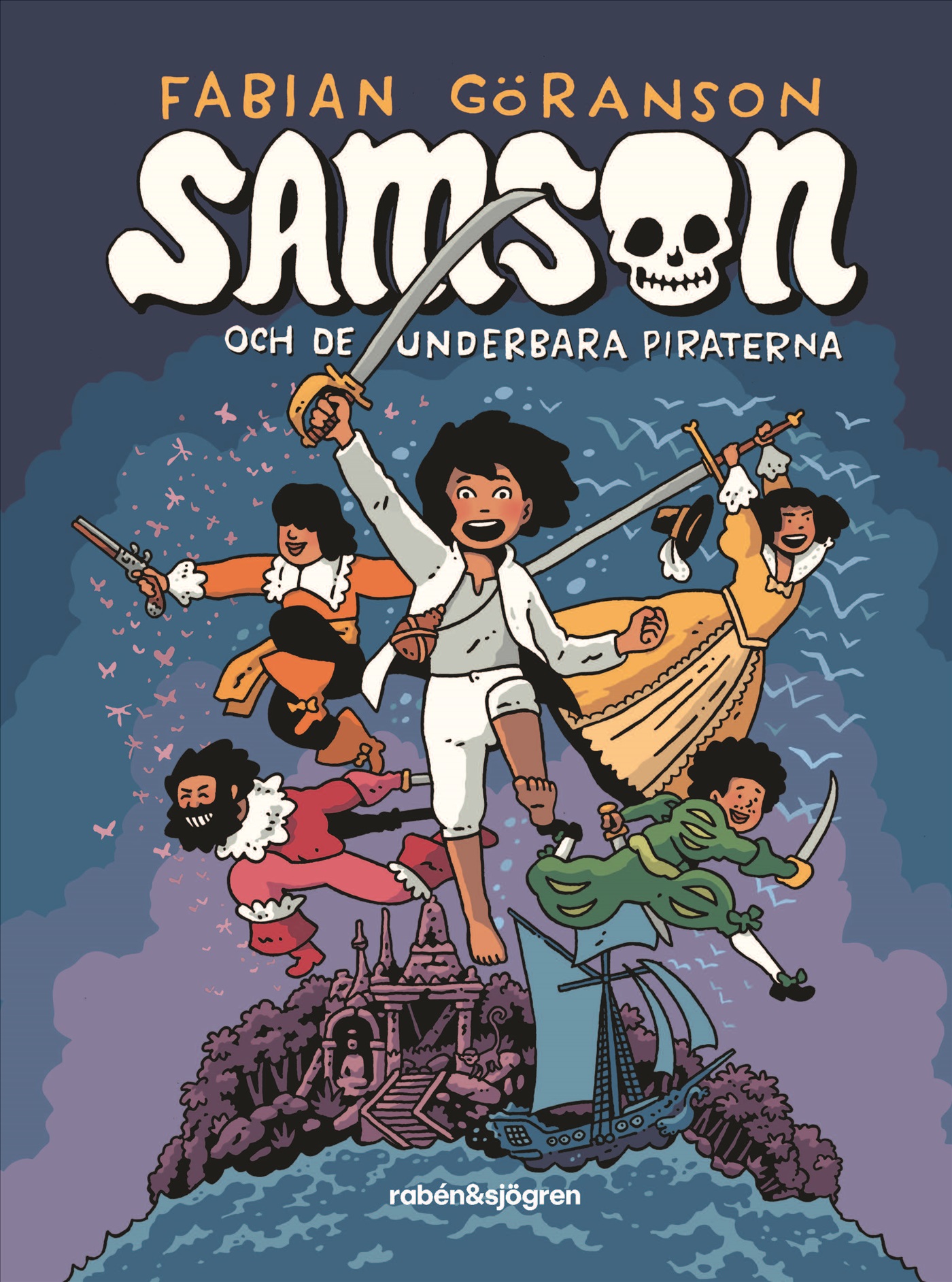 Omslag: Samson och de underbara piraterna