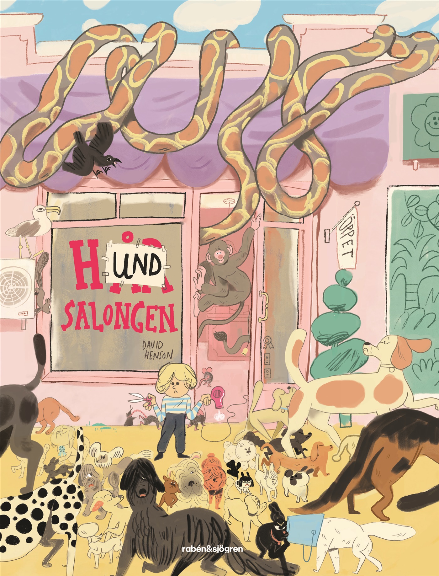 Omslag: Hundsalongen