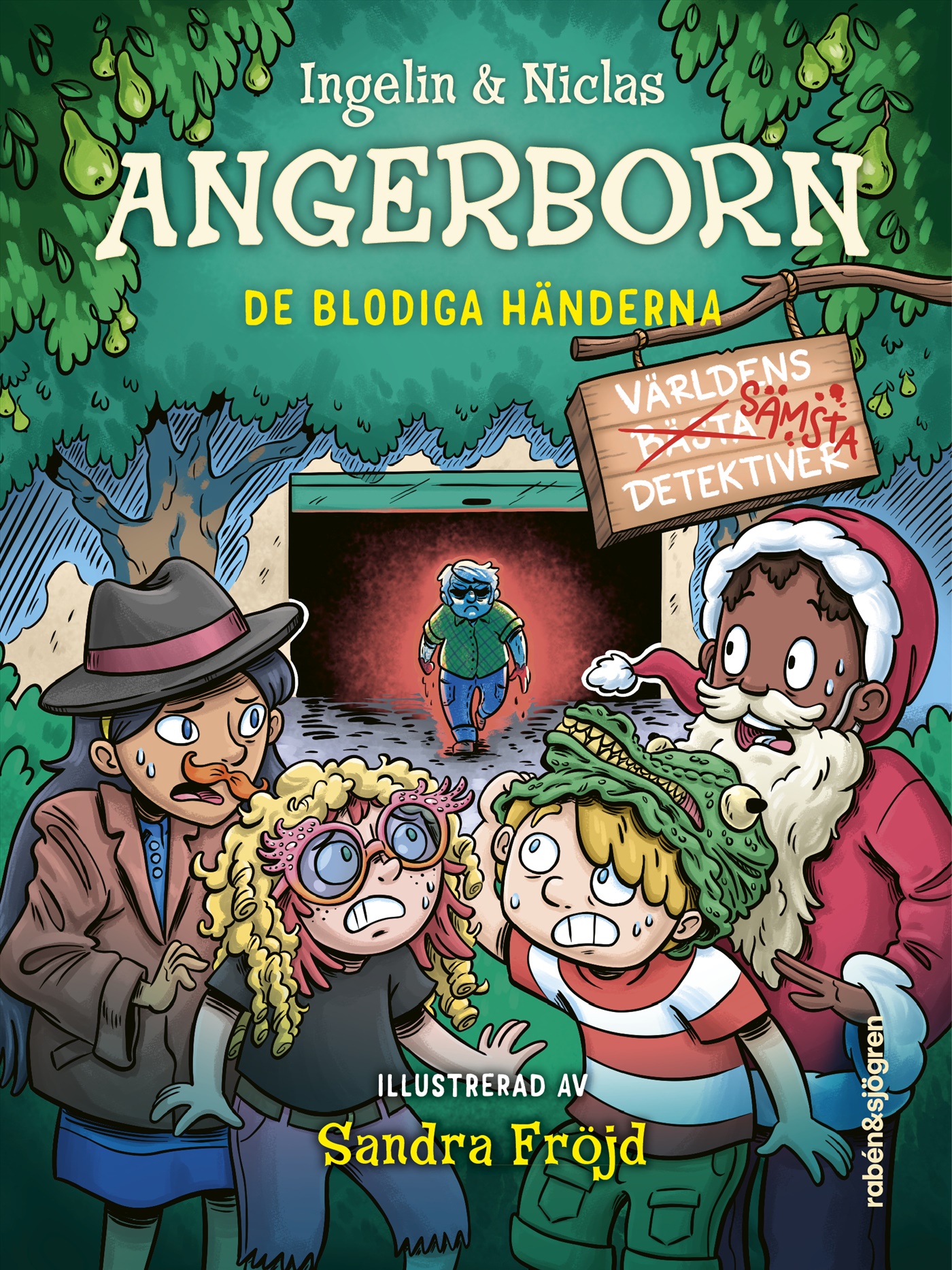 Omslag: De blodiga händerna