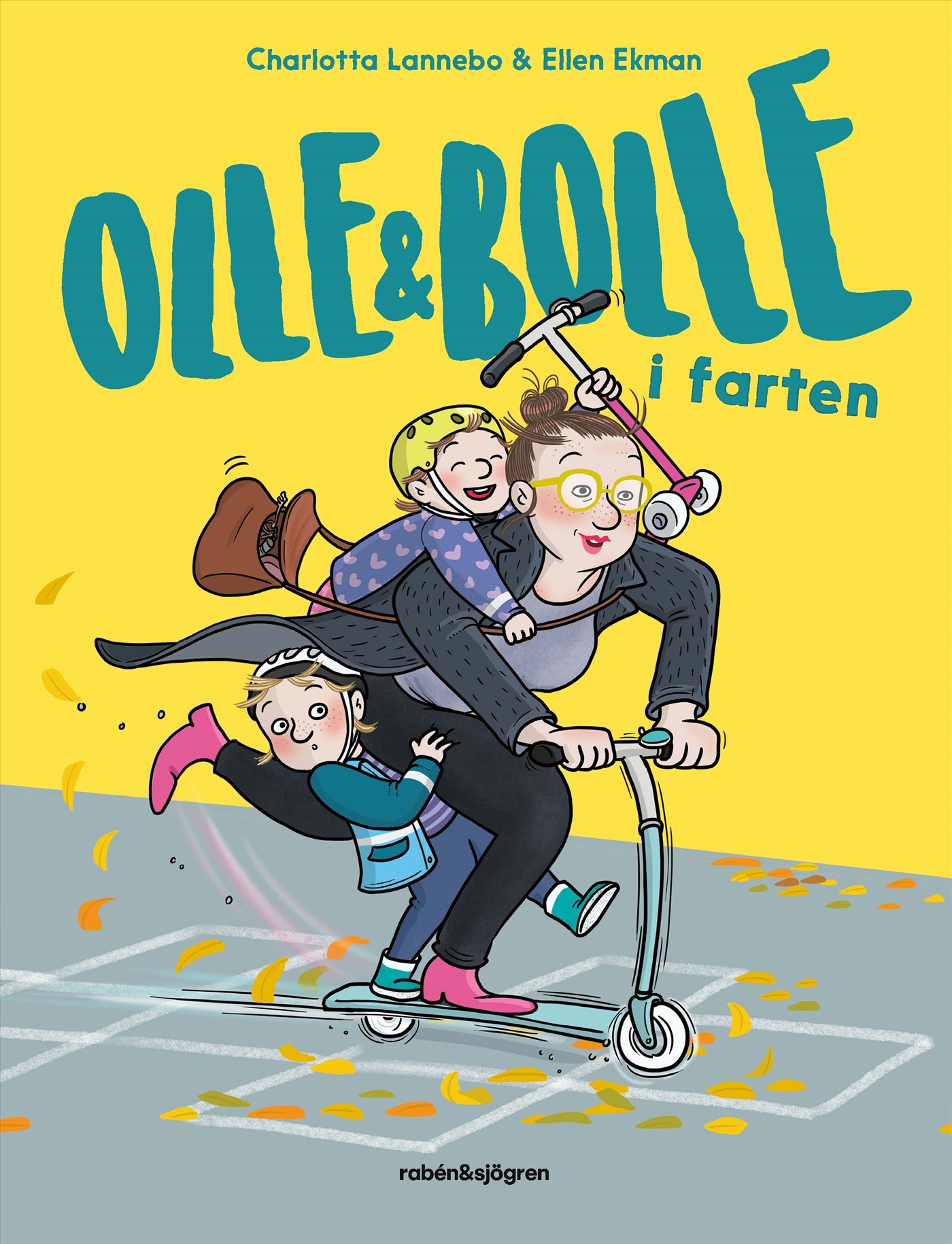 Omslag: Olle och Bolle i farten