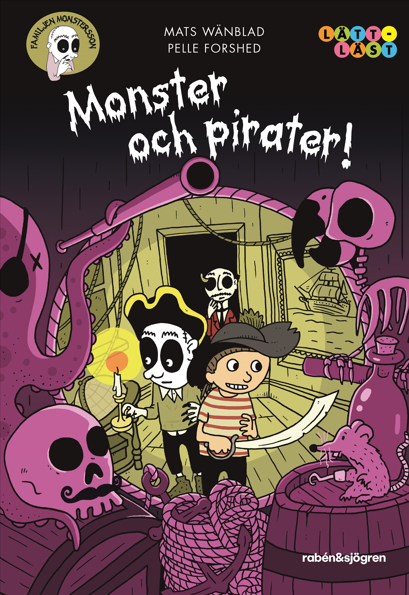 Omslag: Monster och pirater!