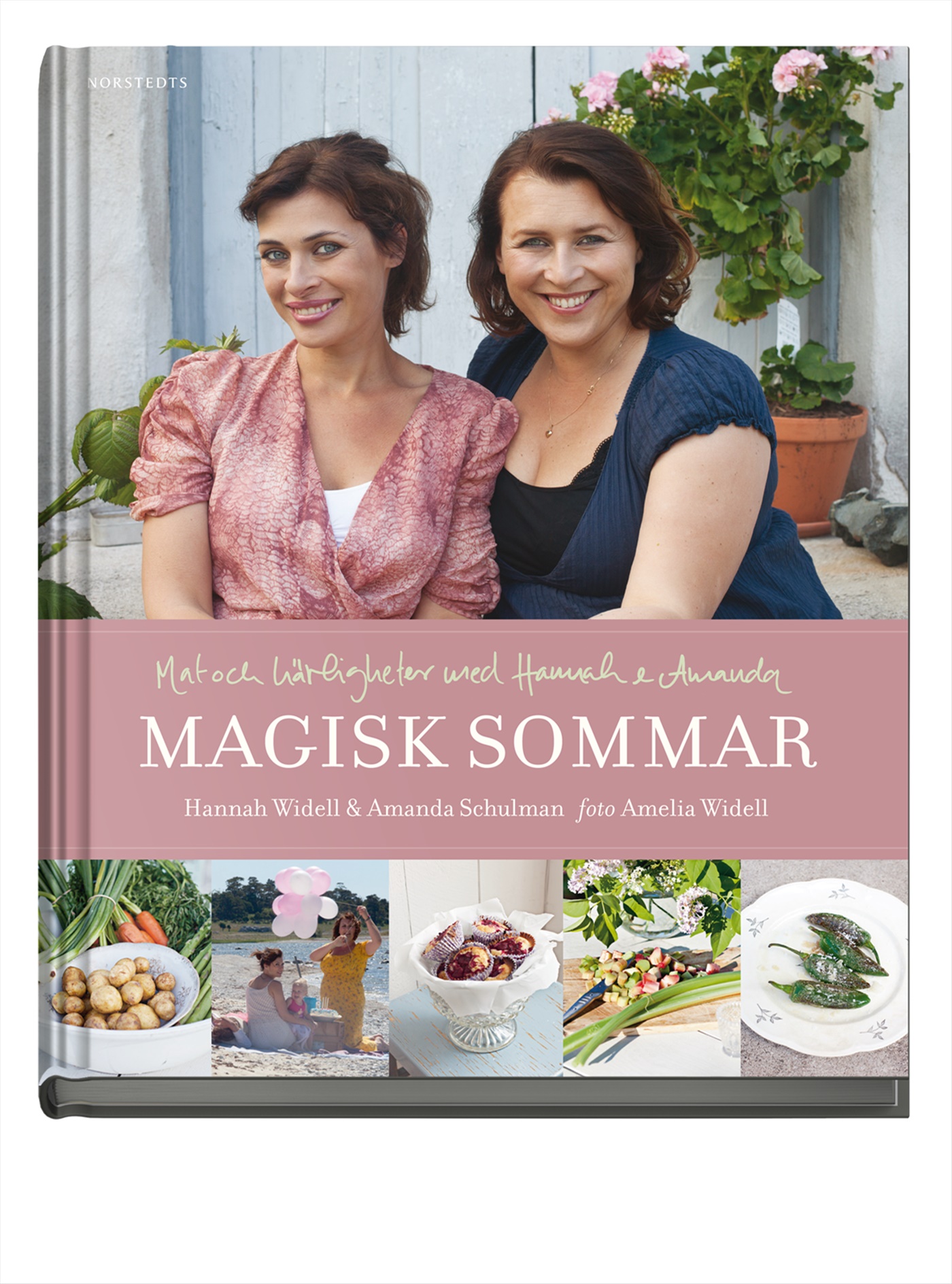 Omslag: Magisk sommar : mat och härligheter med Hannah & Amanda